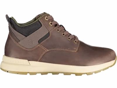 Marrone Leather Men Ankle Boot