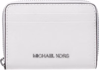 White Leather Cardholder