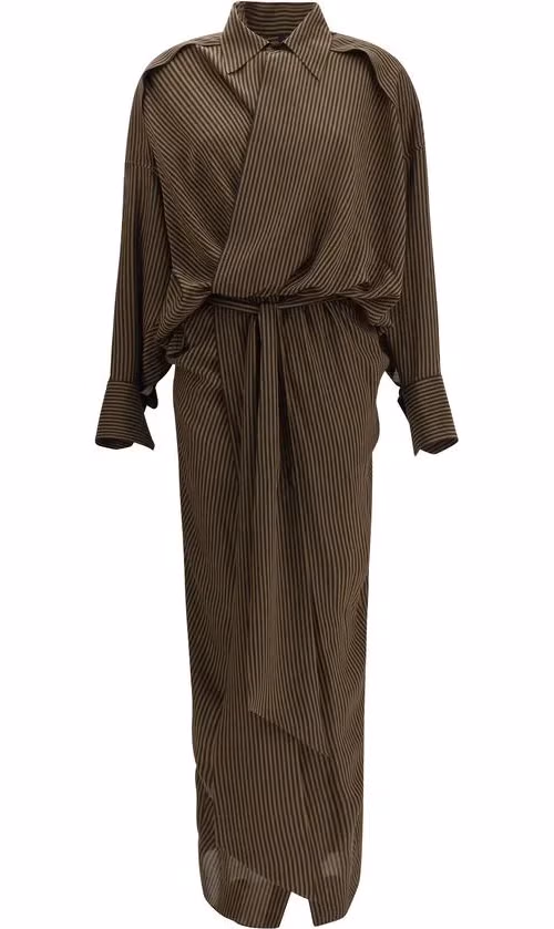 Petar Petrov Multicolor Silk Casual Dress