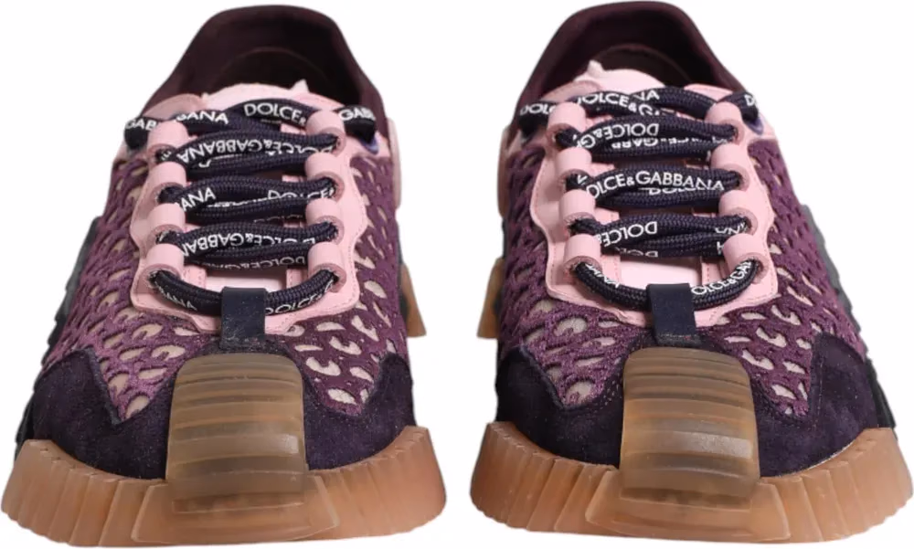 Dolce & Gabbana Multicolor Logo Low Top NS1 Sneakers Shoes