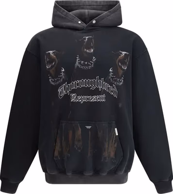 Black Cotton Sweatshirt