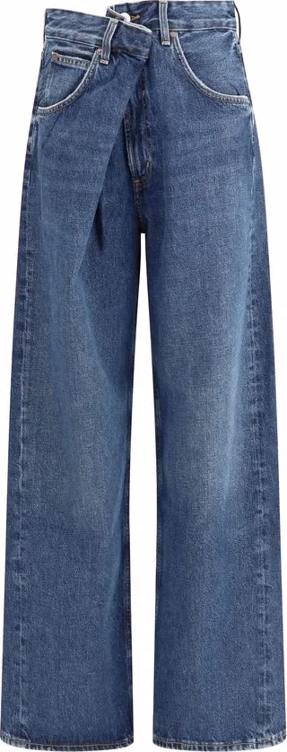 Agolde Blue Cotton Jeans Denim
