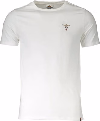 White Cotton Men's T-Shirt