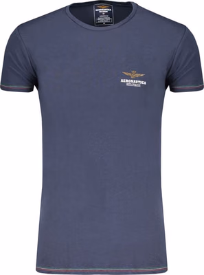 Blue Cotton Men's Underwear T-Shirt