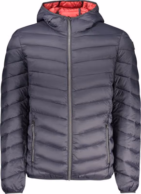 Blue Polyamide Men's Jacket