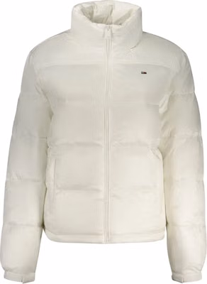 White Polyester Women's Jacket