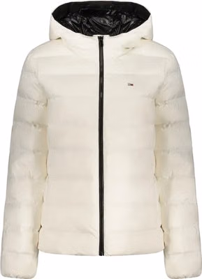 White Polyester Women's Jacket