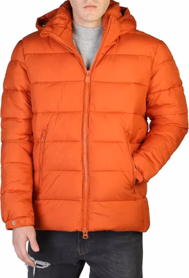 Orange Nylon Bomber