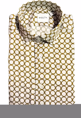 White Viscose Men Shirt