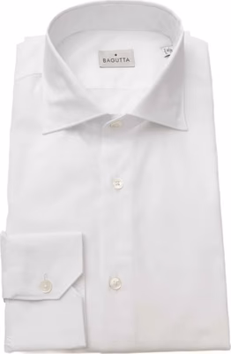 White Cotton Dress Shirt