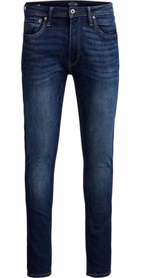 Blue Cotton Skinny Jeans