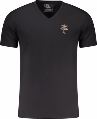 Black Cotton Men's T-Shirt
