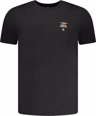 Black Cotton Men's T-Shirt