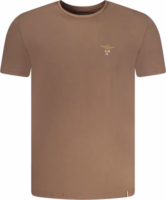Marrone Cotton Men's T-Shirt