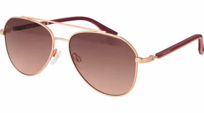 Rose Gold Rubber Sunglasses
