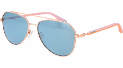 Rose Gold Rubber Sunglasses