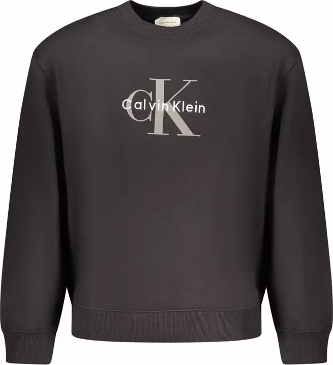Calvin Klein Black Cotton Men's Sweatshirt