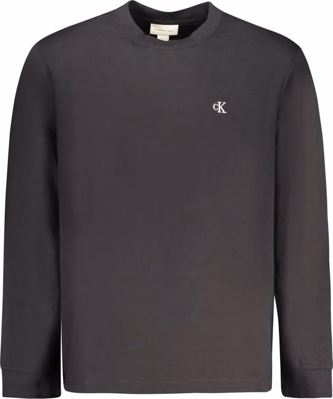Calvin Klein Black Cotton Men T-Shirt