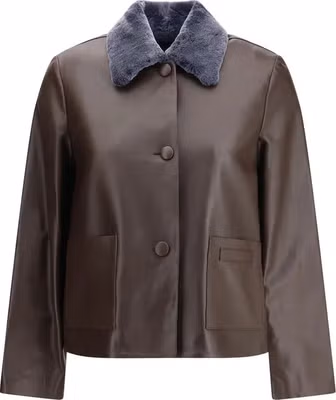 Brown Leather Leather Jacket