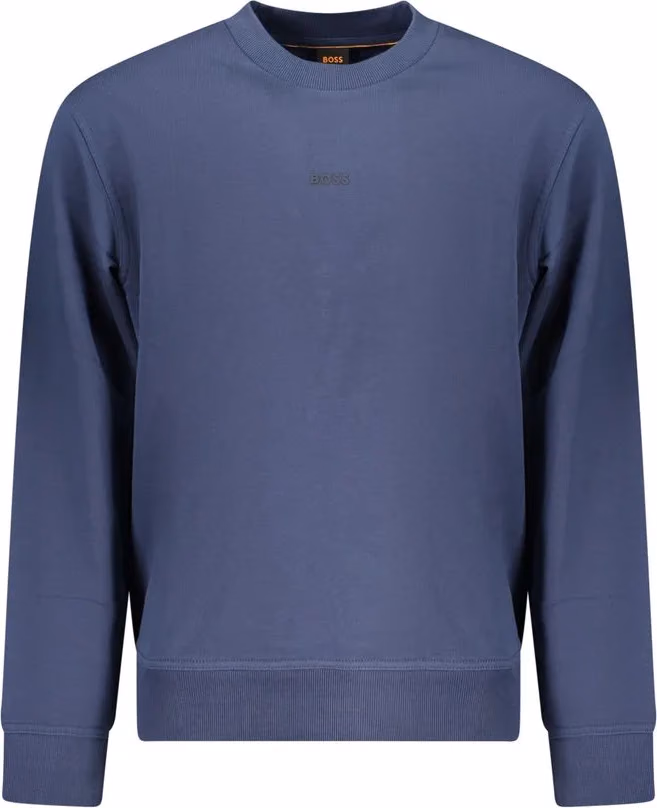 Hugo Boss Blue Cotton Men's Sweatshirt