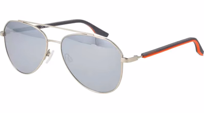 Silver Rubber Sunglasses