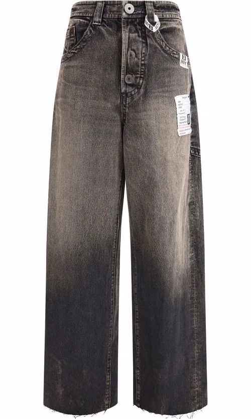 Maison Mihara Yasuhiro Black Cotton Jeans Denim