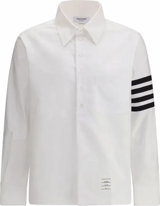 Thom Browne White Cotton Dress Shirt