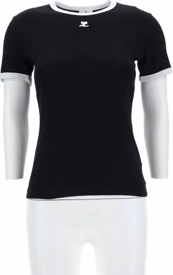 Black Cotton T-Shirt