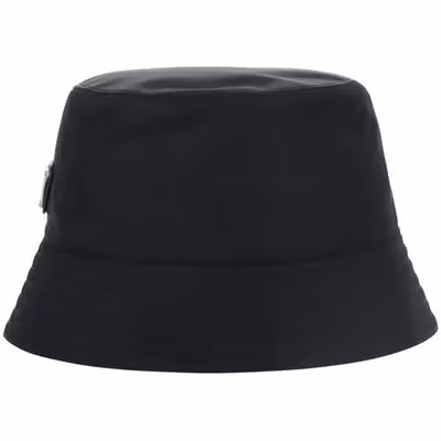 Black Polyamide Bucket Hat