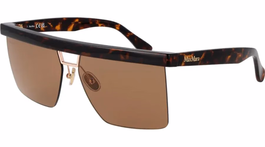 Max Mara Brown Plastic Sunglasses