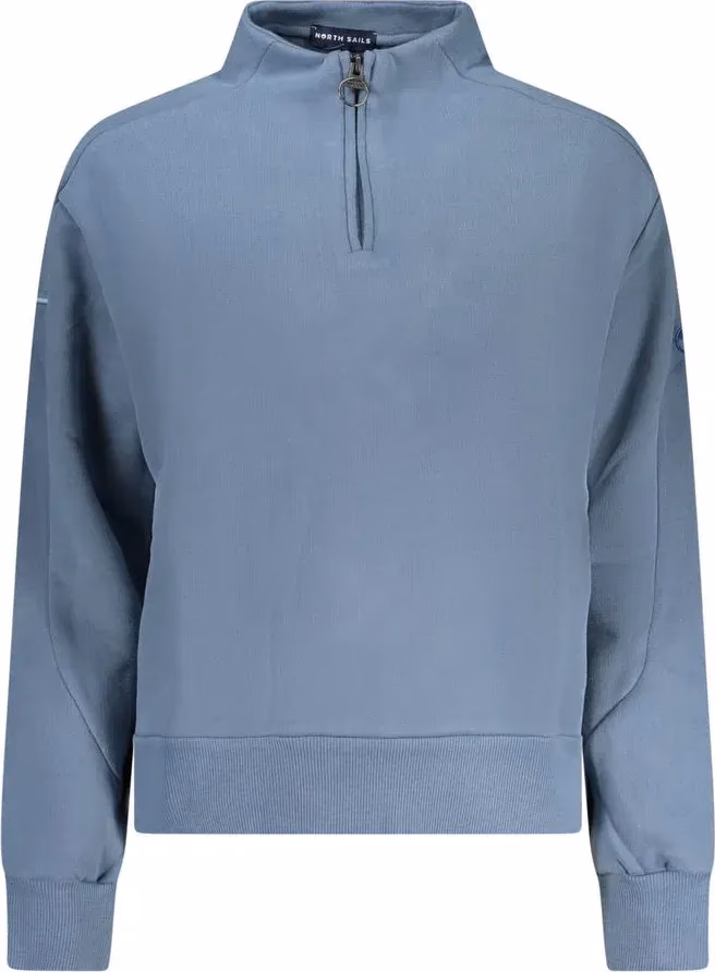 North Sails Blue Cotton Women's Sweatshirt