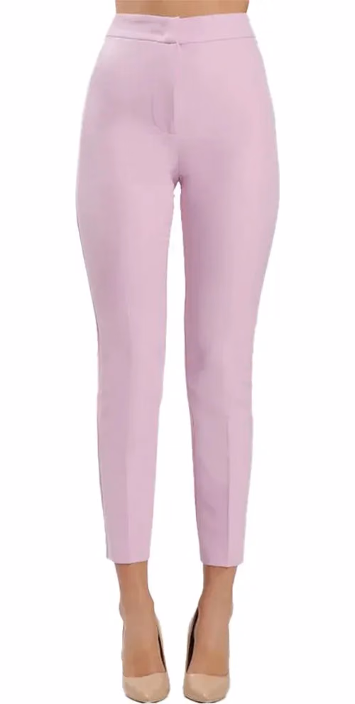 Silence Purple Polyester Pants