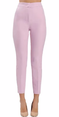 Purple Polyester Pants
