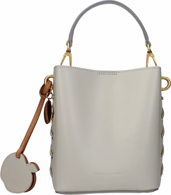 Gray Leather Handbag