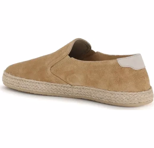 Brunello Cucinelli Beige Calf Leather Bos Taurus Espadrilles