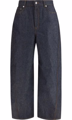 Blue Cotton Jeans Denim