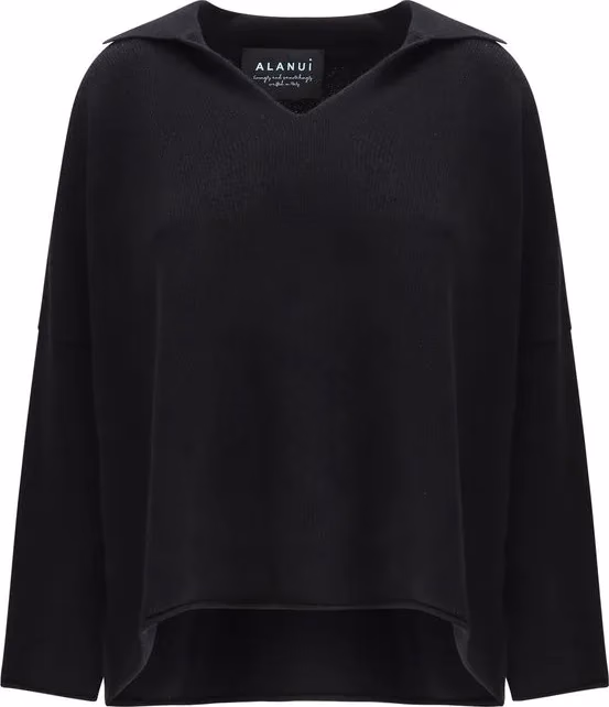 Alanui Black Cashmere Sweatshirt