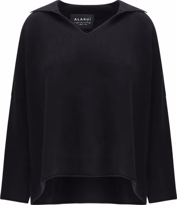 Black Cashmere Sweatshirt