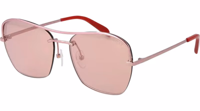 Rose Gold Metal Sunglasses