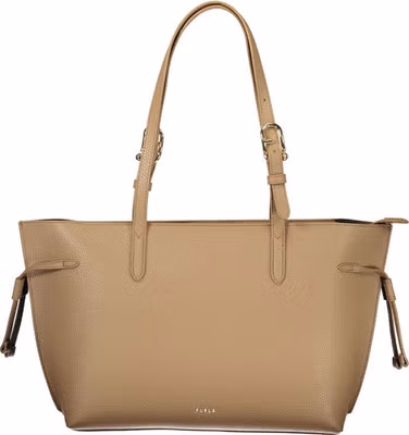 Marrone Leather Woman Handbag