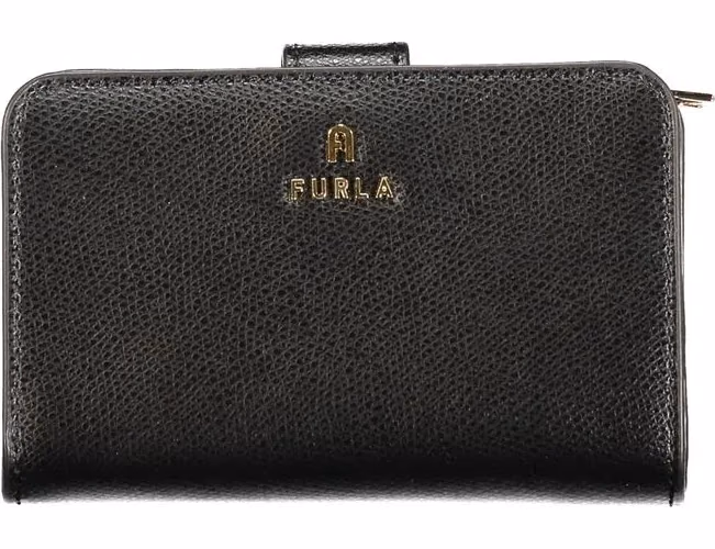 Furla Black Leather Women Wallet