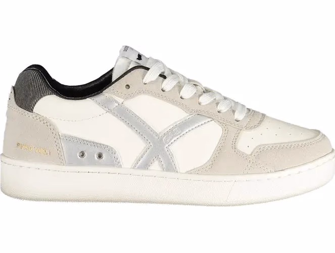 Gas White Polyurethane Women Sneaker