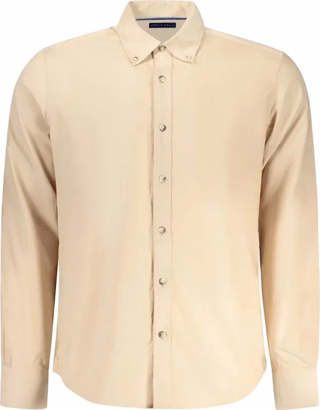 North Sails Beige Cotton Men Shirt