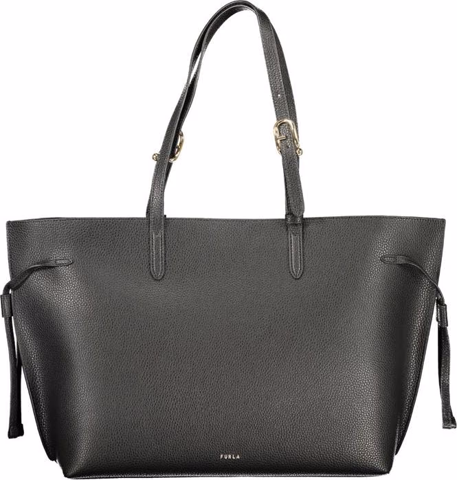 Furla Nero Pelle Women Handbag