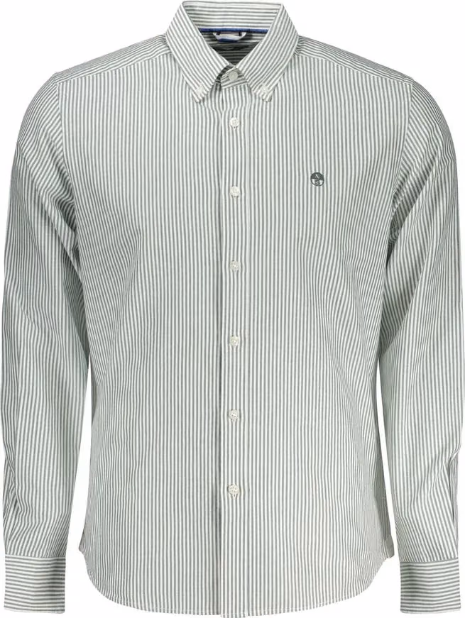 North Sails Green Cotton Men Shirt