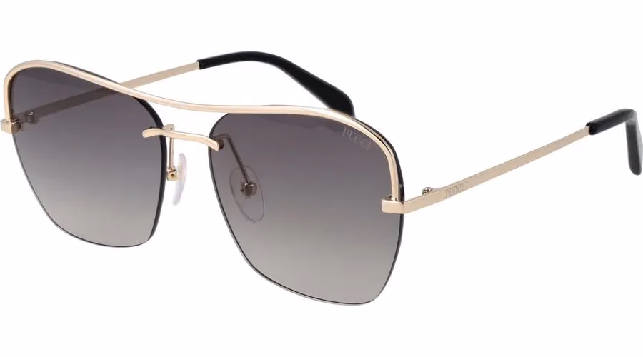 Emilio Pucci Gold Metal Sunglasses