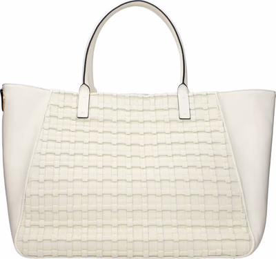 Beige Leather Handbag