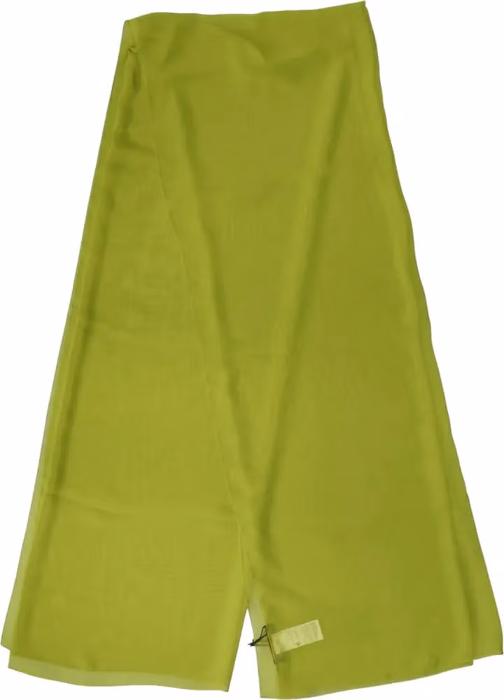 Dolce & Gabbana Green Polyester Stole Neck Wrap Shawl  Scarf