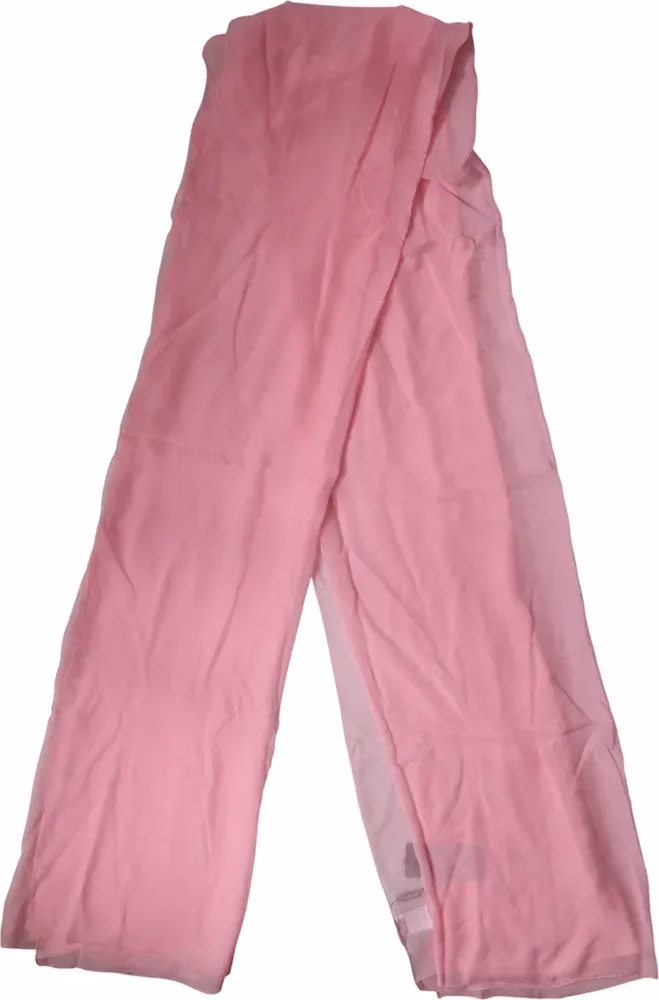 Dolce & Gabbana Pink Silk Sash Neck Wrap Shawl Men Scarf