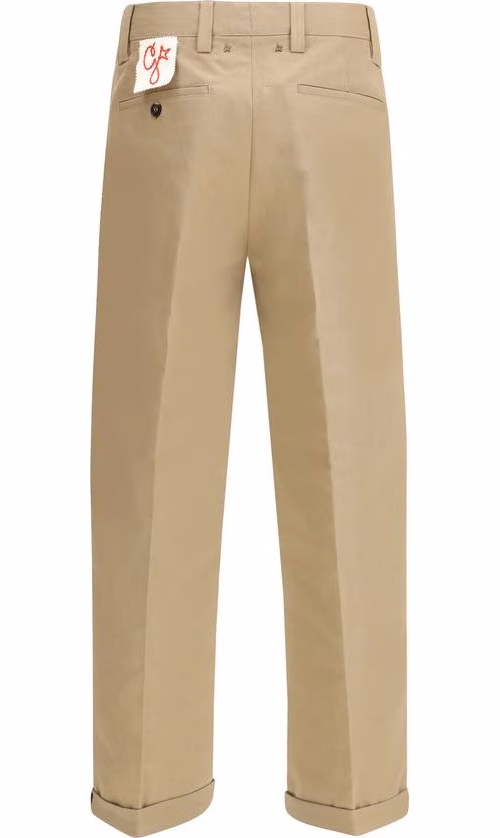Golden Goose Beige Cotton Chino Pants